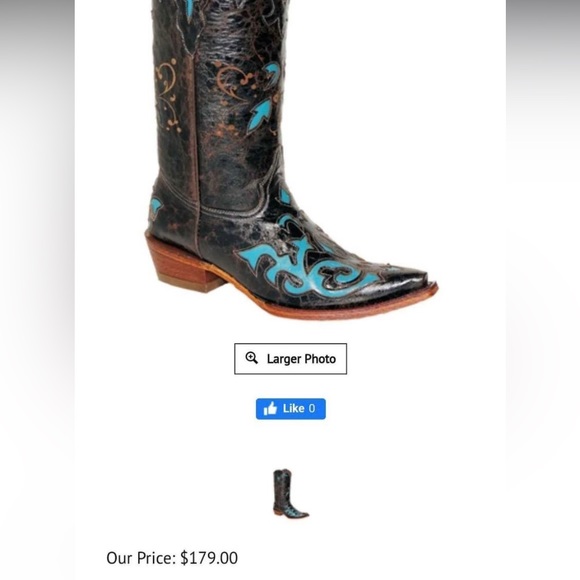 Cowgirl boots from Pecos Bill 8.5 - Picture 3 of 7